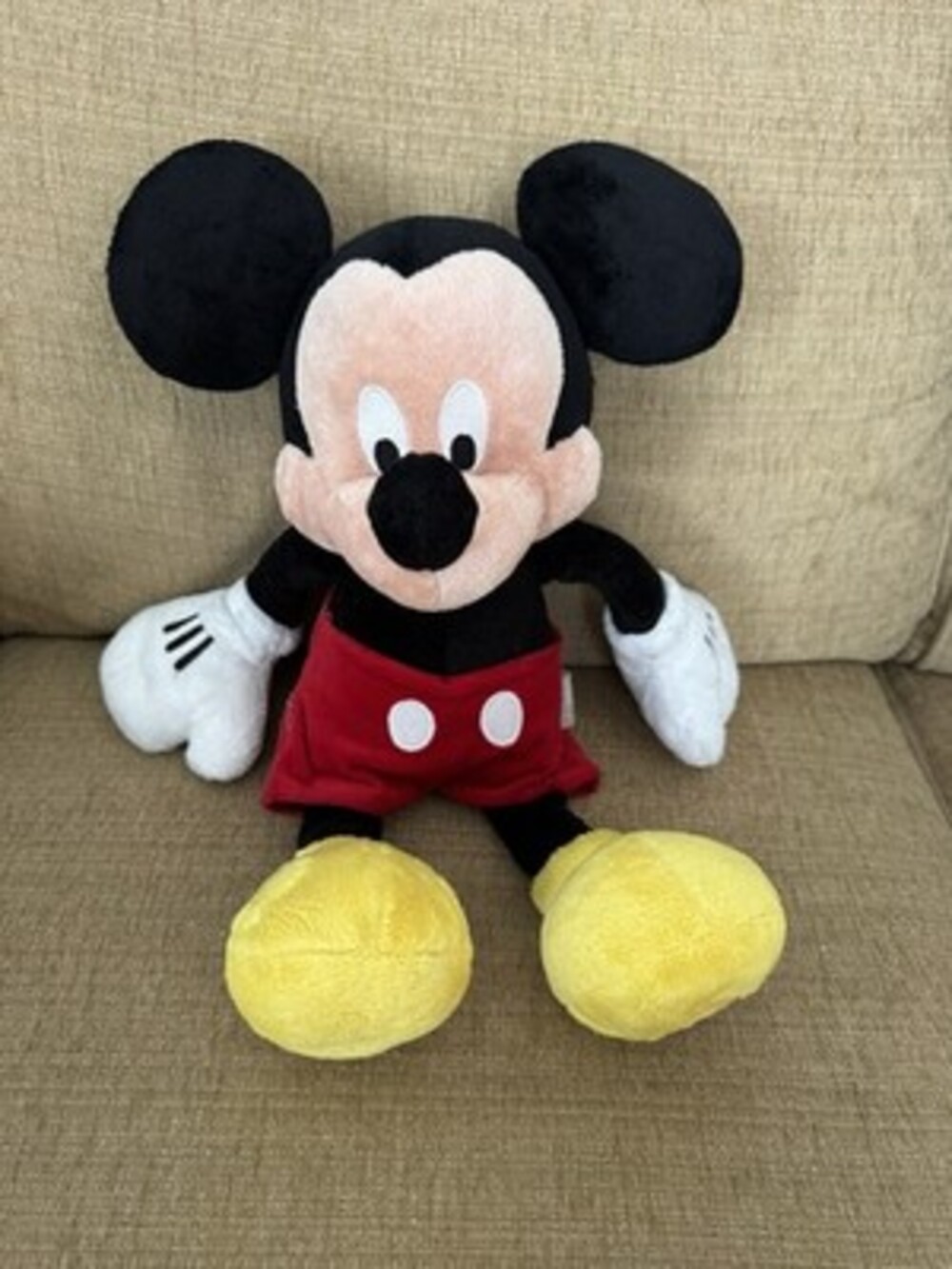 Disney New Mickey Mouse Medium 17" Plush Exclusive Classic